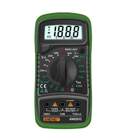 Aneng Multimeter Current Meter Multitester Voltage Current Portable high-precision digital display universal strap