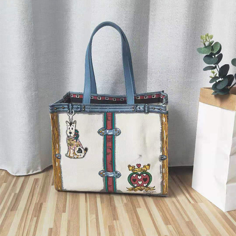 Cotton Canvas Bag | Shoulder Bag Shopping Bag