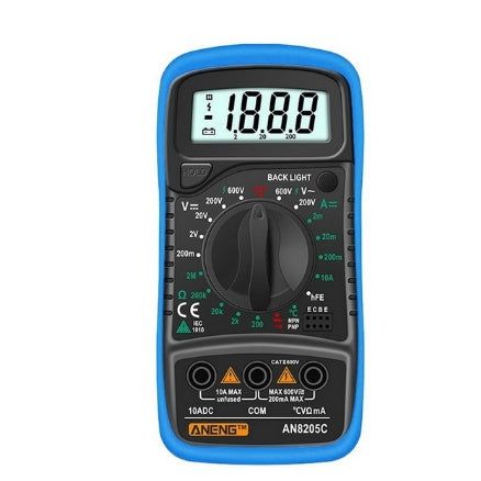 Aneng Multimeter Current Meter Multitester Voltage Current Portable high-precision digital display universal strap