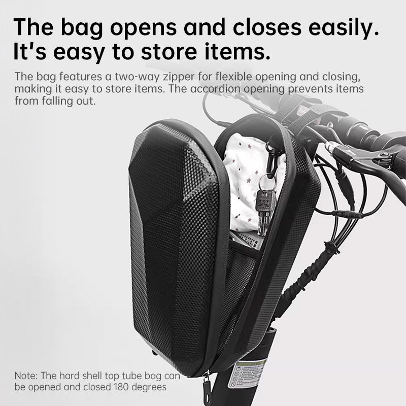 Portable Hanging Storage Bag (3L/4L): Hard-Shell Waterproof for Electric Scooter/Bike (Front, Accessories)